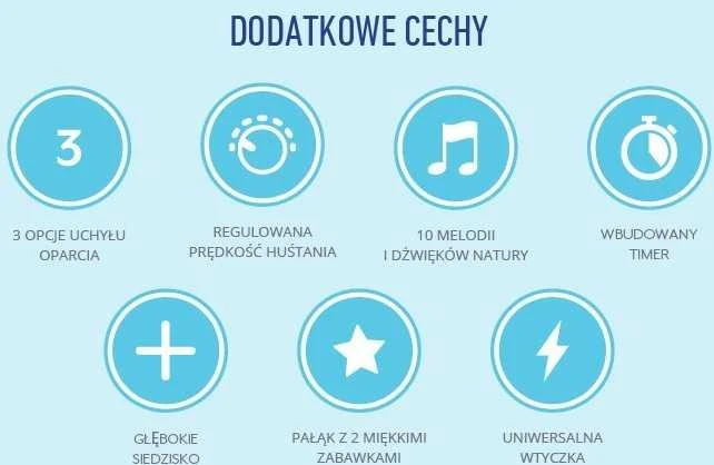 GRACO HUŚTAWKA SOFTSWAY STARLIGHT