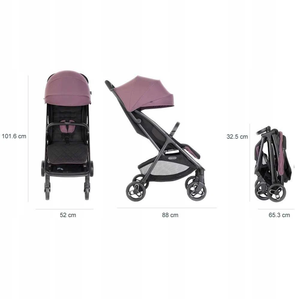 Vežimėlis Graco Myavo, 0-22 kg, Šviesiai violetinis