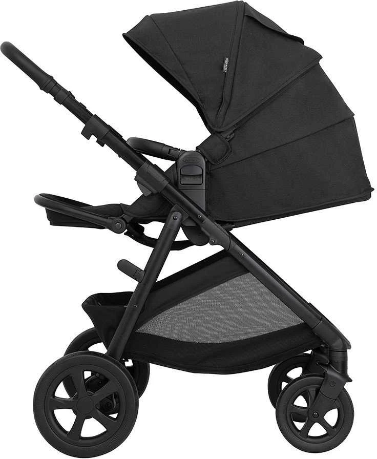 GRACO vežimėlis NEAR2ME DLX TRIO MIDNIGHT 3in1 rinkinys