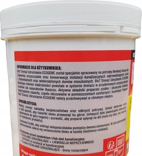Graf BIO7 PARUOŠIMAS DRENAŽO BLOGAS 800G