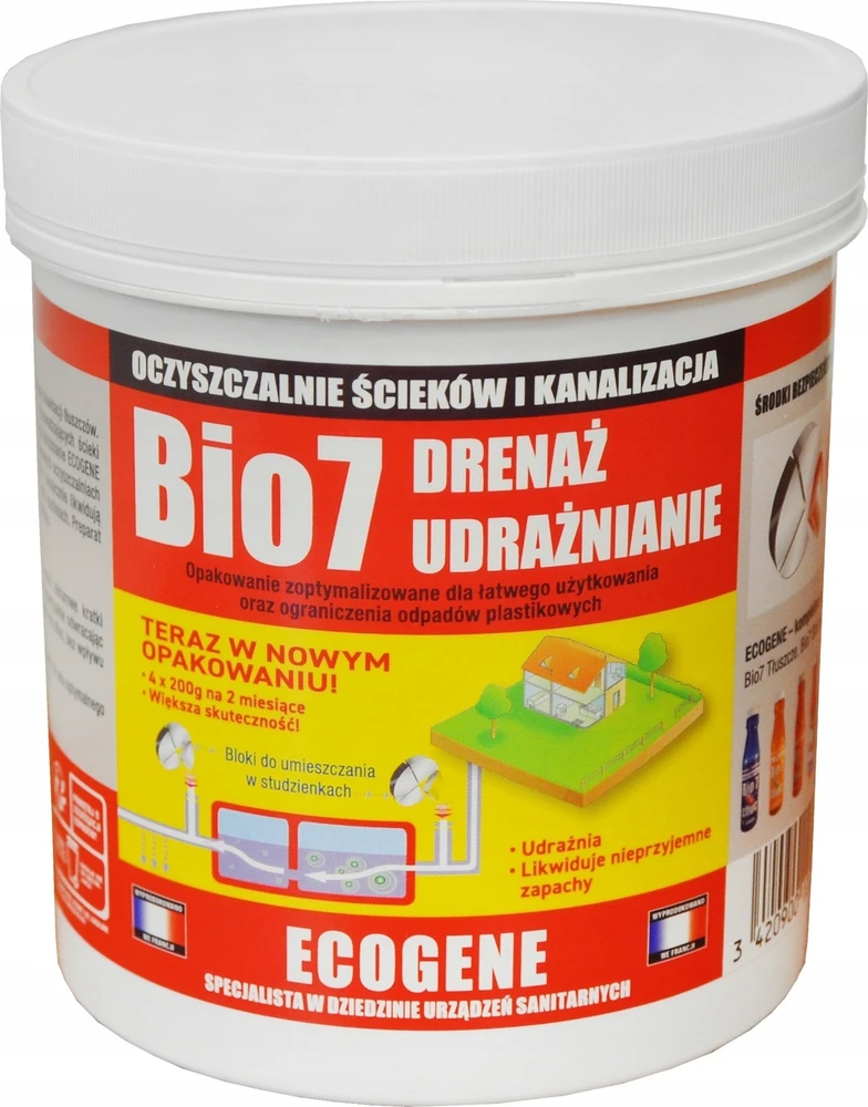 Graf BIO7 PARUOŠIMAS DRENAŽO BLOGAS 800G