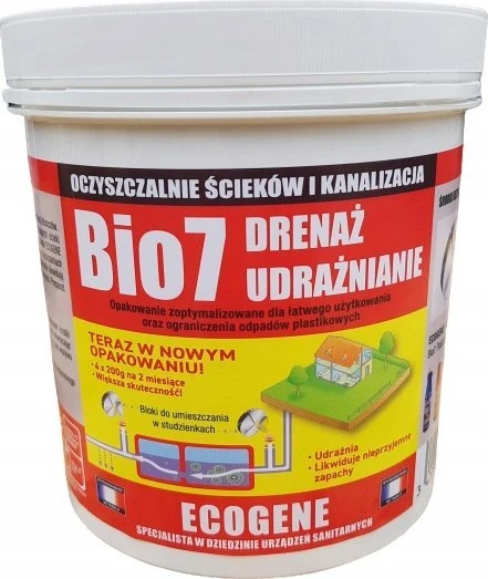 Graf BIO7 PARUOŠIMAS DRENAŽO BLOGAS 800G