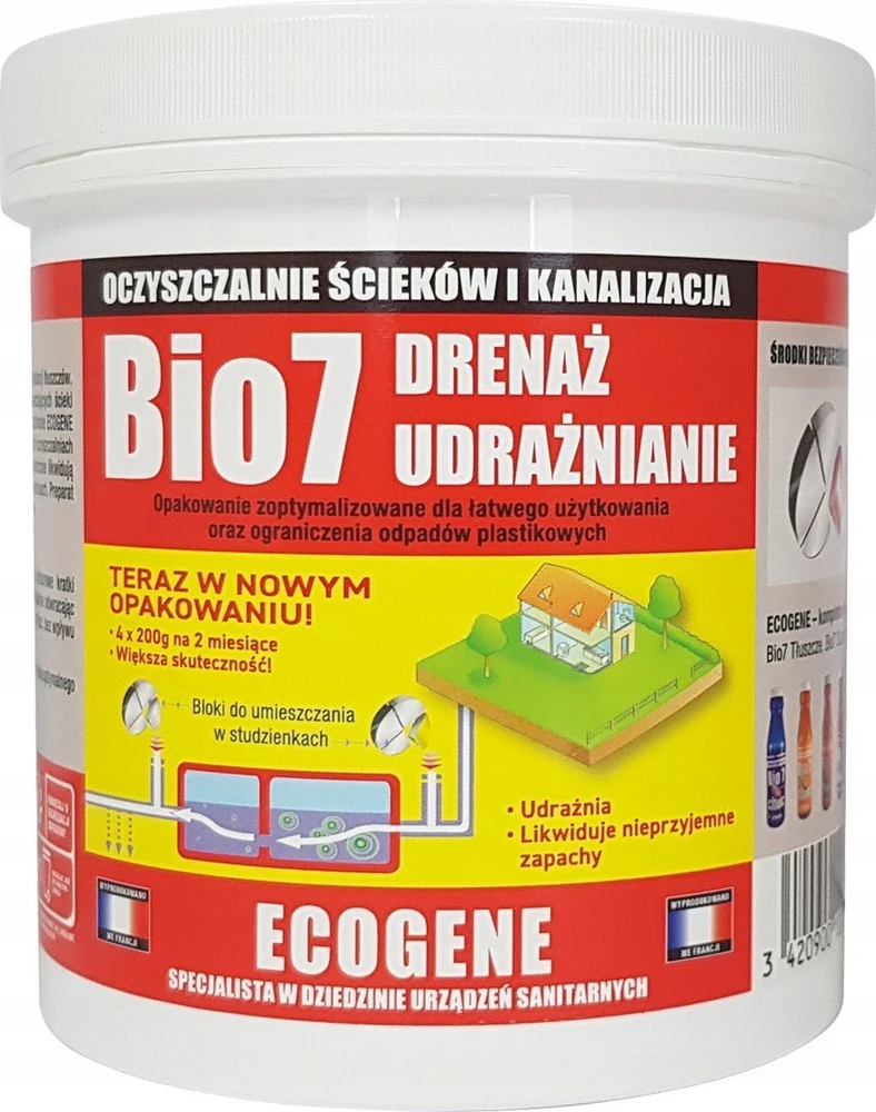 Graf BIO7 PARUOŠIMAS DRENAŽO BLOGAS 800G