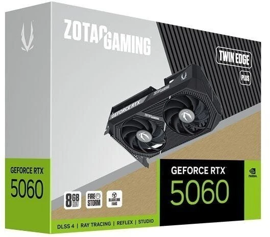ZOTAC GAMING GeForce RTX 5060 Twin Edge PLUS vaizdo plokštė