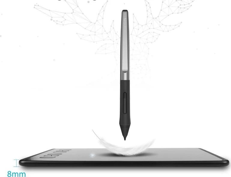 Planšetė Huion H640P graphic tablet 5080 lpi 160 x 99 mm USB Juodas