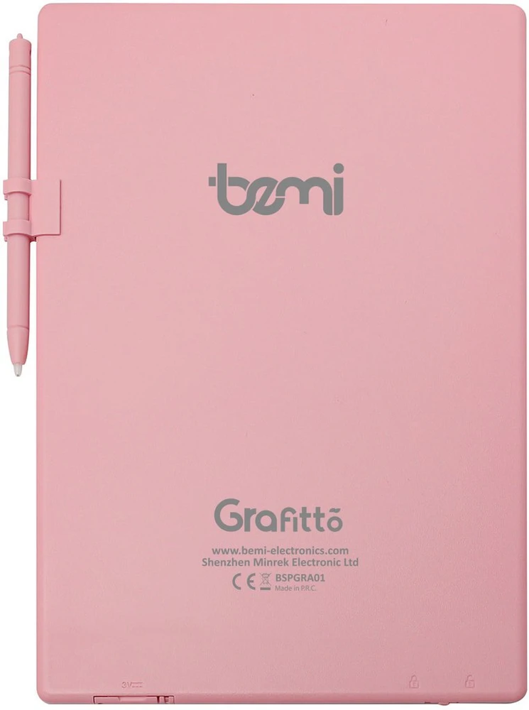 Grafinis planšetinis kompiuteris Bemi Piešimo planšetė BEMI Grafitto Rožinė