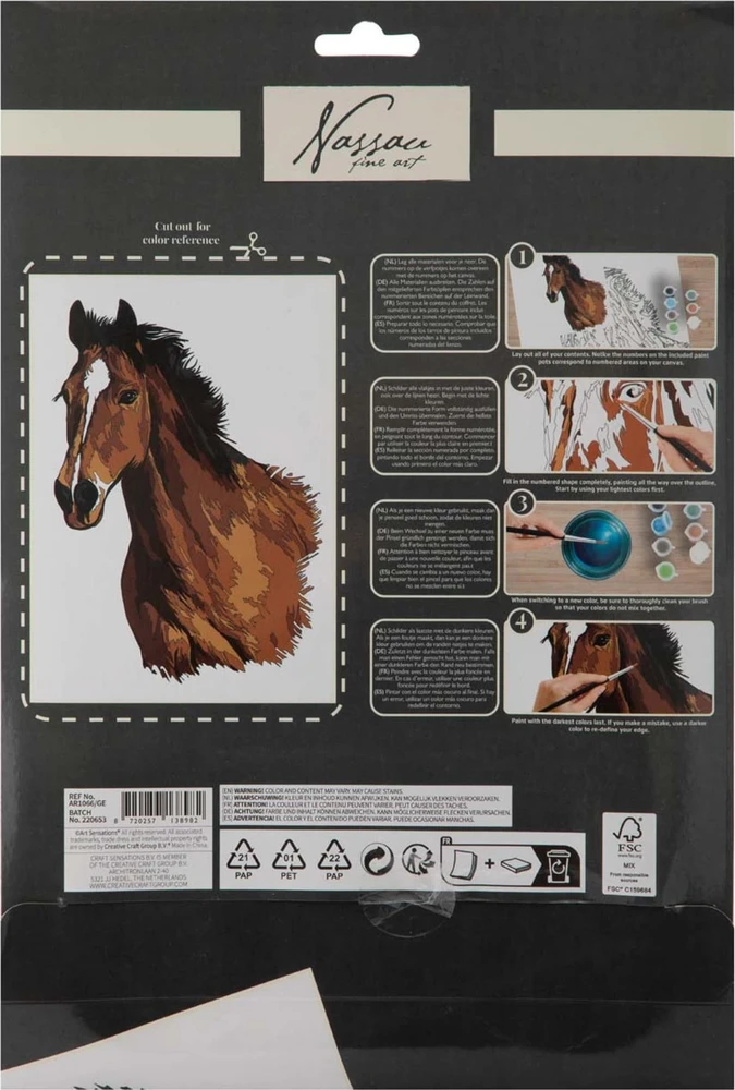 Grafix Ccg Mz Import CCG dažai pagal skaičius Horse AR1066 38982