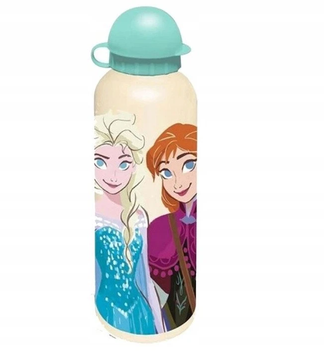 Grajlandia Buteliukas aluminiowa / bidon / korek niekapek / Kraina Lodu Frozen geltona