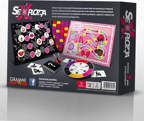 Grammi Žaidimai-Sexplozja-komplektas 3 erotiniai žaidimai