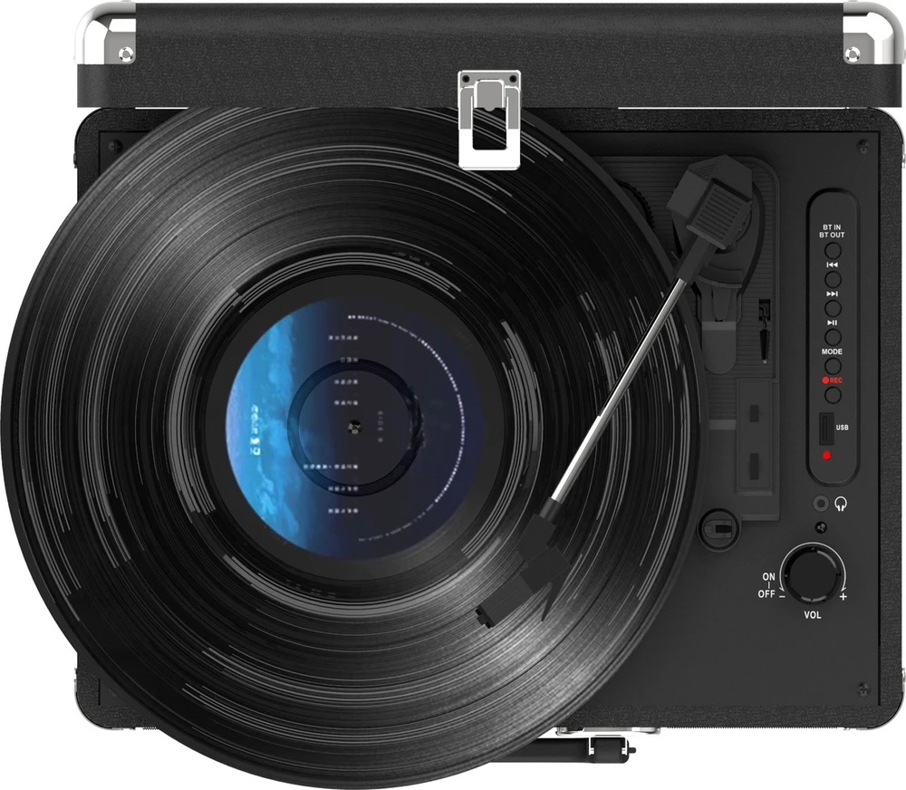 AKAI ATT-18BT - nešiojamas patefonas su USB įrašymo galimybe