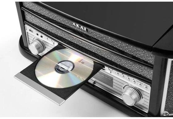 AKAI ATT-350CC – įrašų grotuvas su CD ir kasečių grotuvu