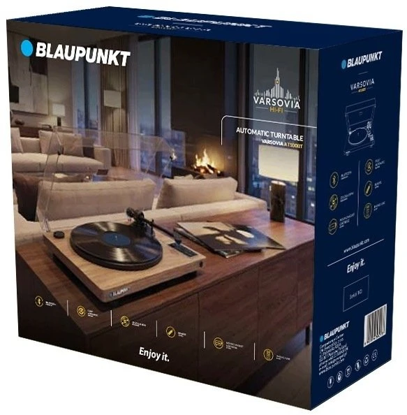 Gramofonas Blaupunkt AT100BT automatinis ruda
