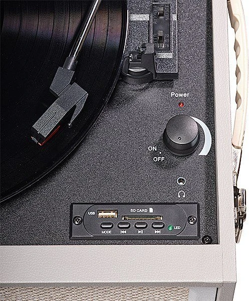 Patefonas Denver VPR-250 su FM, Bluetooth ir USB