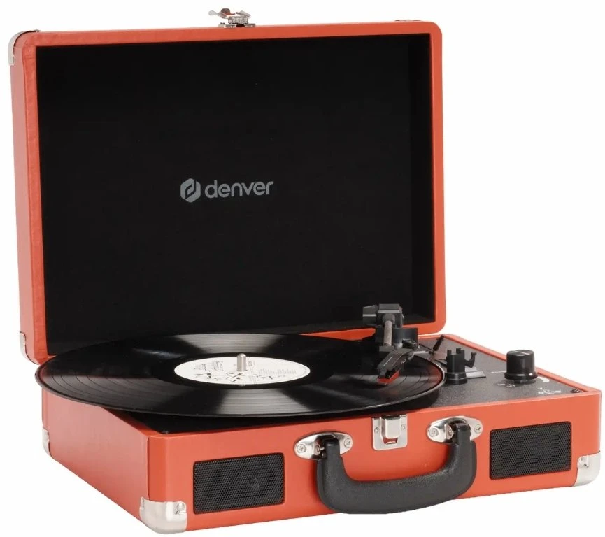 Gramofonas Denver VPL-120 su USB įrašymui į PC raudonas/Pažeista pakuotė (VPL-120RED/UO)