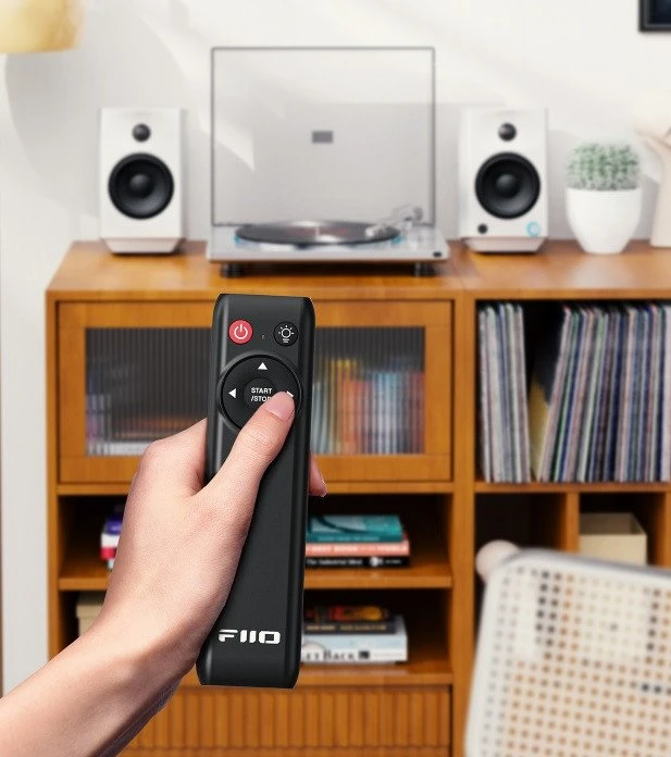 Gramofonas FiiO TT13 BT - juodas - Gramofonas automatinis su pultu i Bluetooth