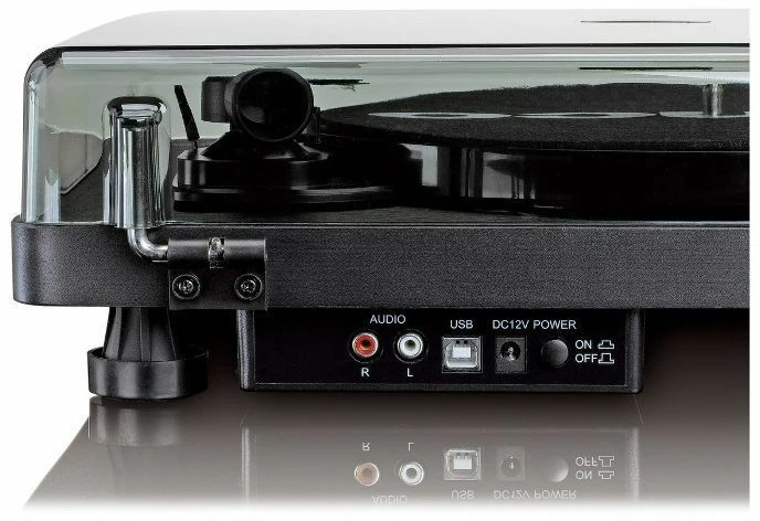 Patefonas Lenco L-30BK, juodas