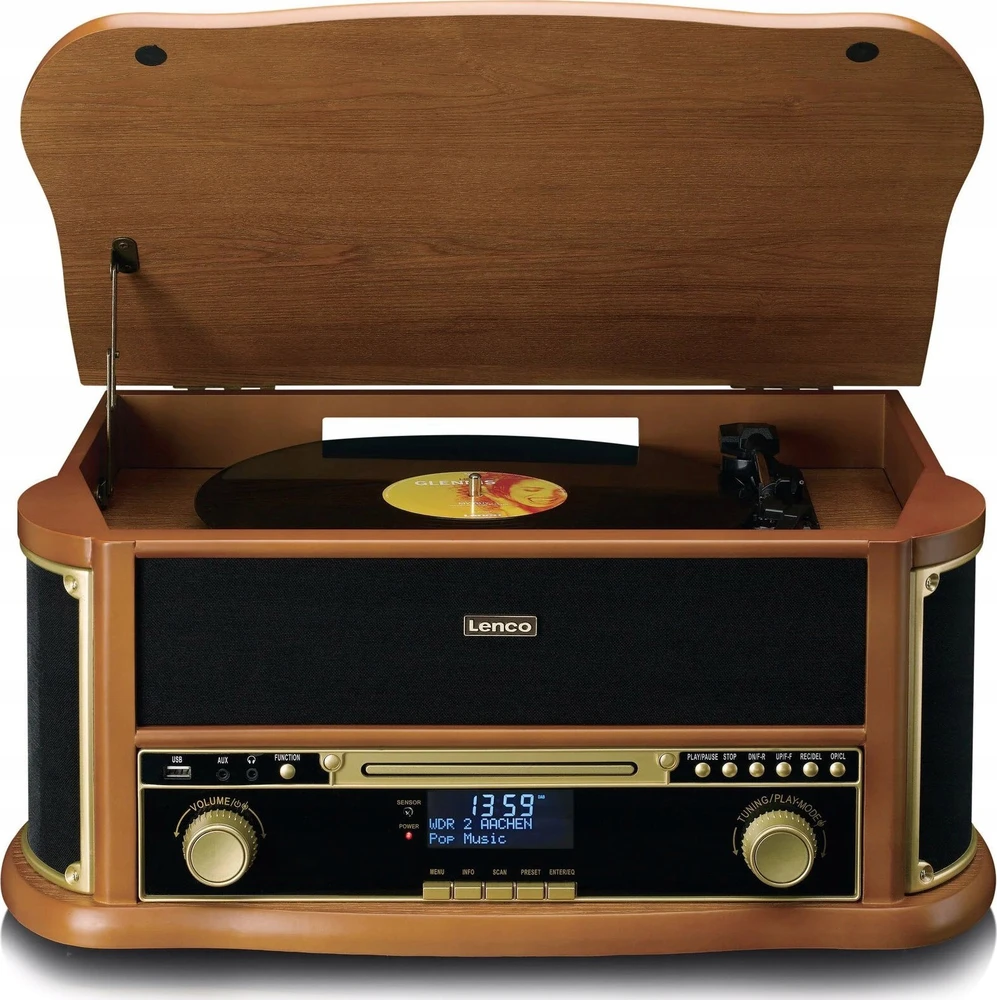 Muzikinis centras Lenco TCD-2571 skylė