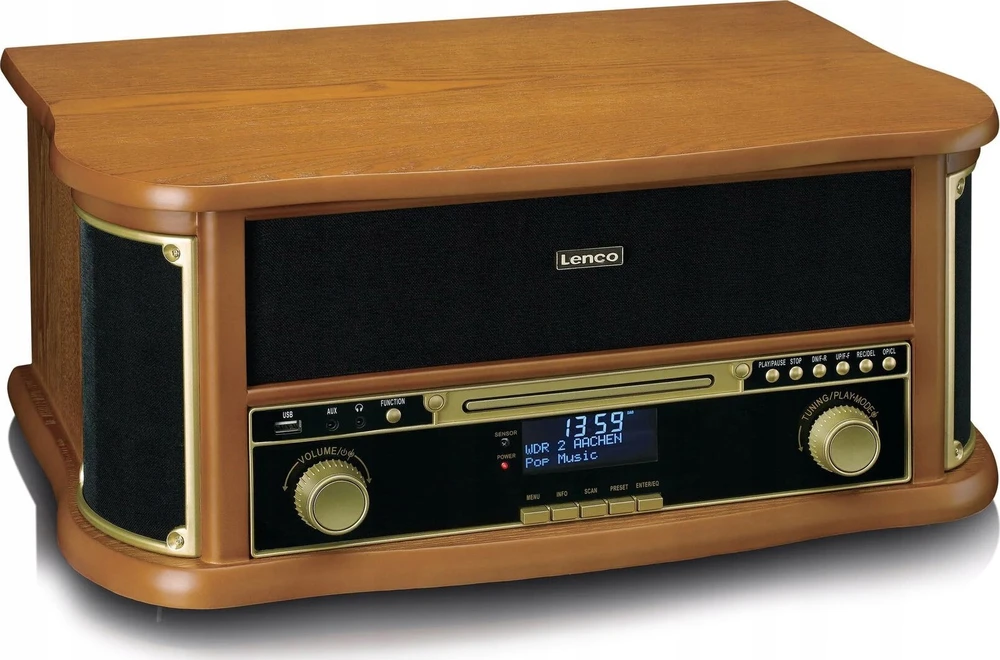 Muzikinis centras Lenco TCD-2571 skylė