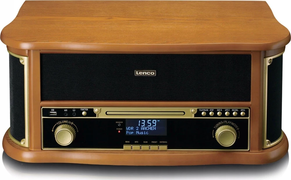 Muzikinis centras Lenco TCD-2571 skylė