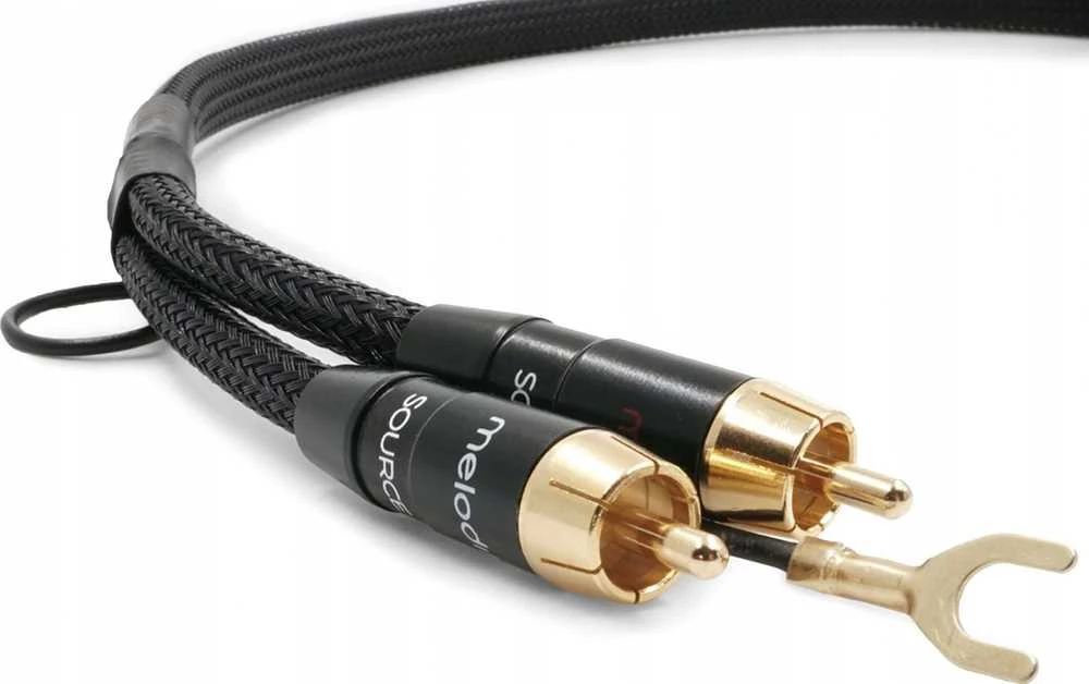 Gramofonas Melodika Melodika MDPHD07 Violetinė Rain Juodas Edition Kabelis 2xRCA PHONO do gramofonu su żyłą uziemiającą - 0,75m