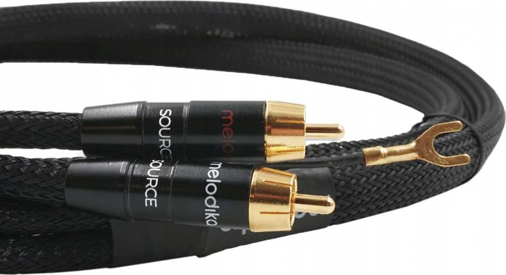 Gramofonas Melodika Melodika MDPHD07 Violetinė Rain Juodas Edition Kabelis 2xRCA PHONO do gramofonu su żyłą uziemiającą - 0,75m