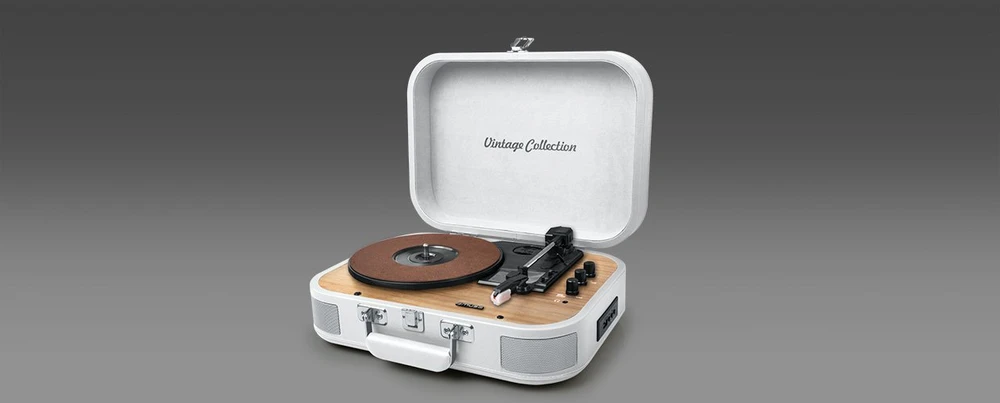 Muzikinis centras Muse Mūza | Patefonas stereo sistema | MT-201WW | Patefonas stereo sistema | USB prievadas | AUX įėjimas