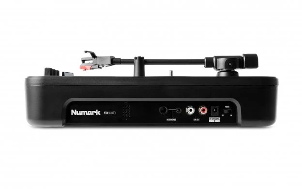 Numark PT01 Scratch - pusiau automatinis nešiojamas patefonas su DJ skrečinimo jungikliu