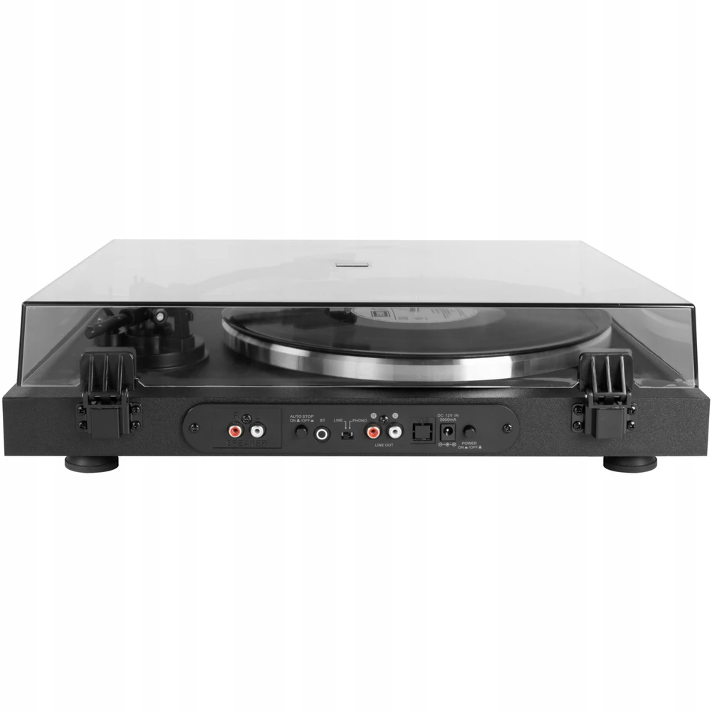 „Gramofonas Sencor STT 650SBA“ vinilo plokštelių grotuvas su „Bluetooth“ funkcija ir 2 garsiakalbiais (2x15W)