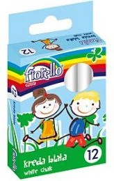 Grand Mokyklinė kreida FIORELLO, 12 vnt., baltos sp.