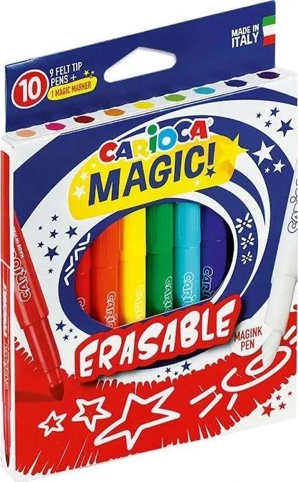 Grand Flomasteriai CARIOCA MAGIC, 9 vnt. + 1 magiškas žymeklis