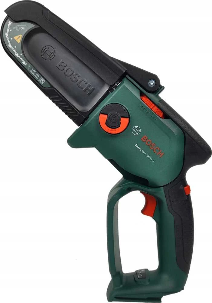 Bosch genėjimo grandininis pjūklas EasyChain 18V-15-7, be akumuliatoriaus ir kroviklio