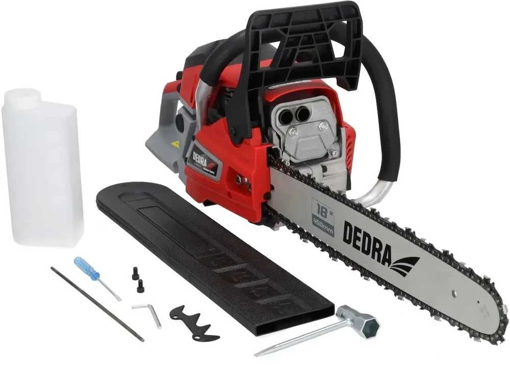 Dedra pjūklas Benzininis grandininis pjūklas 2,4 kW 58cc 18" 45 cm