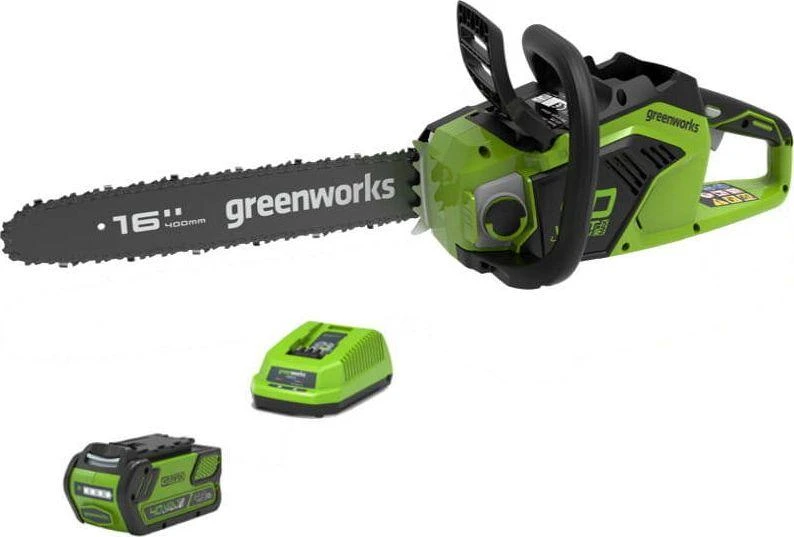 Grandininis pjūklas 1,8kW 40V 4Ah 40 cm GD40CS18K4 (su 4Ah akumuliatoriumi ir krovikliu)