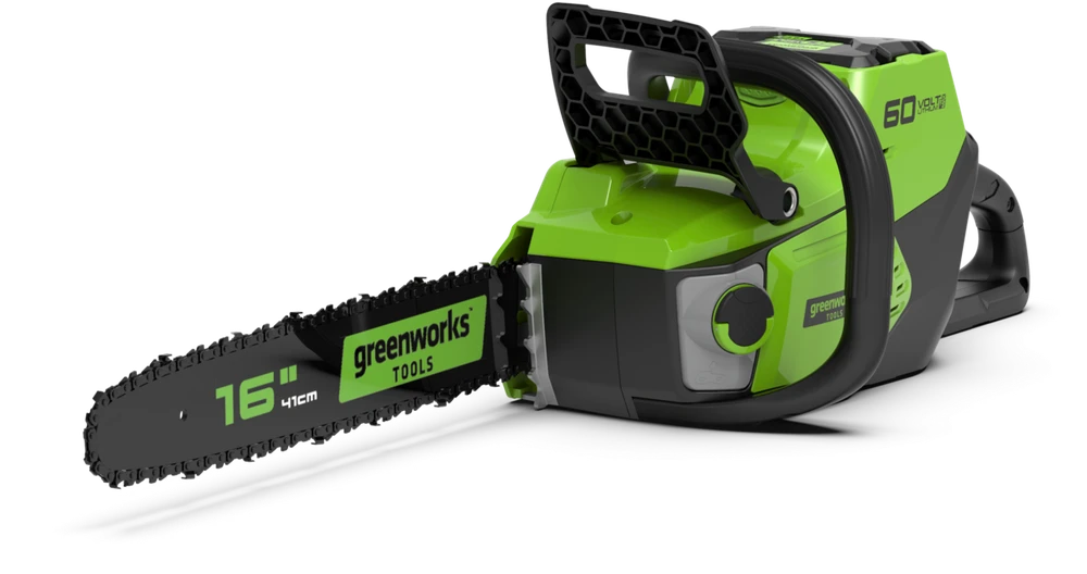 Grandininis pjūklas Greenworks GD60CS40K4; 60 V; 1x4,0 Ah akum.; 40 cm juosta