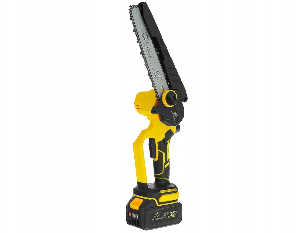 Grandininis pjūklas John Gardener Grandininis pjūklas akumuliatorinis 8'' su lagaminu 2x4.0Ah 21V – XXL rinkinys (10)