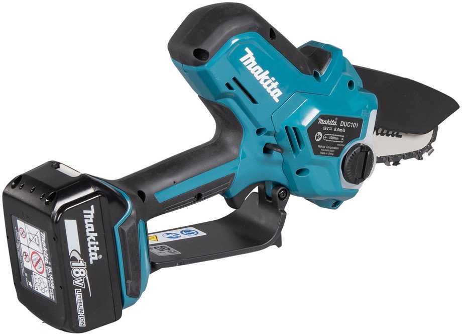 Grandininis pjūklas Makita DUC101Z Cordless prunning saw, 18V 100mm, be akumuliatoriaus ir kroviklio