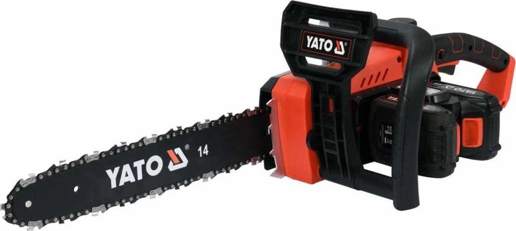 Grandininis pjūklas Yato YT-82813; 2x18 V; 34,5 cm juosta; (be akumuliatoriaus ir pakrovėjo)