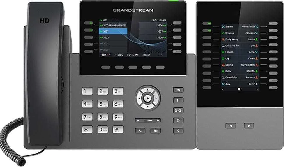 Ausinės GrandStream GBX20 papildomas rakto išplėtimo modulis GRP2615, GRP2624, GXV3350 telefonams