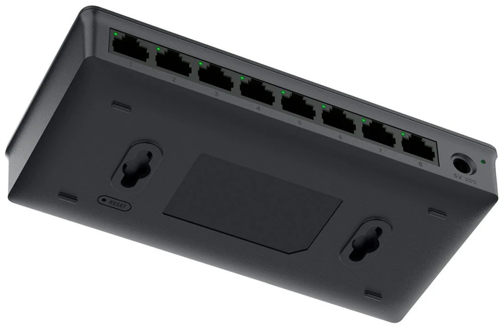 Šakotuvas Grandstream GWN7711 Layer 2 Lite valdomas jungiklis, 8 prievadai
