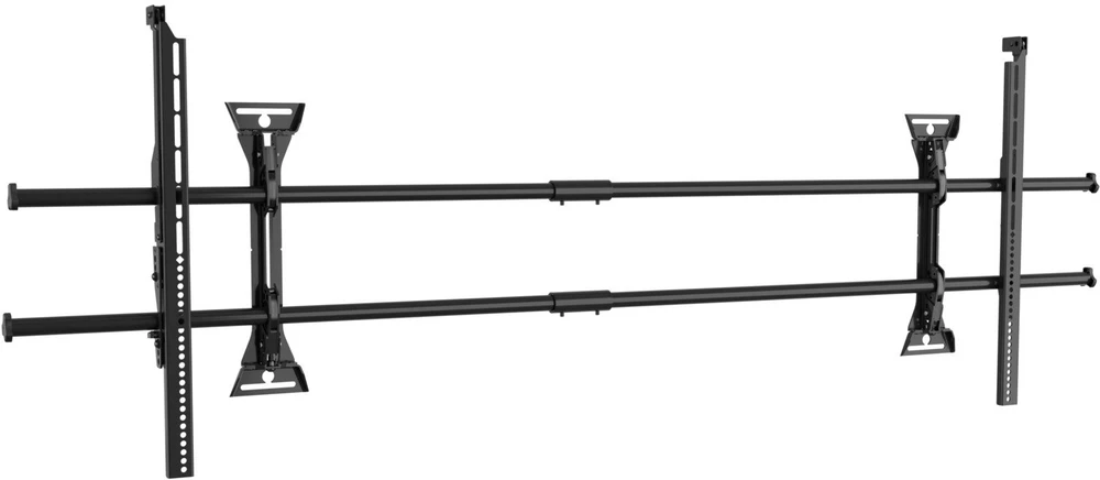 Laikiklis Grape Chief Ultrawide Micro-Adjustable Wall Mount For Displays 80-120'' Juodas Rinkinys montażowy (klamra) Extra duży televizoriui płaskiego juoda Rozmiar ekranu: 203.2-304.8 cm (80''-120'') Montaż ścienny