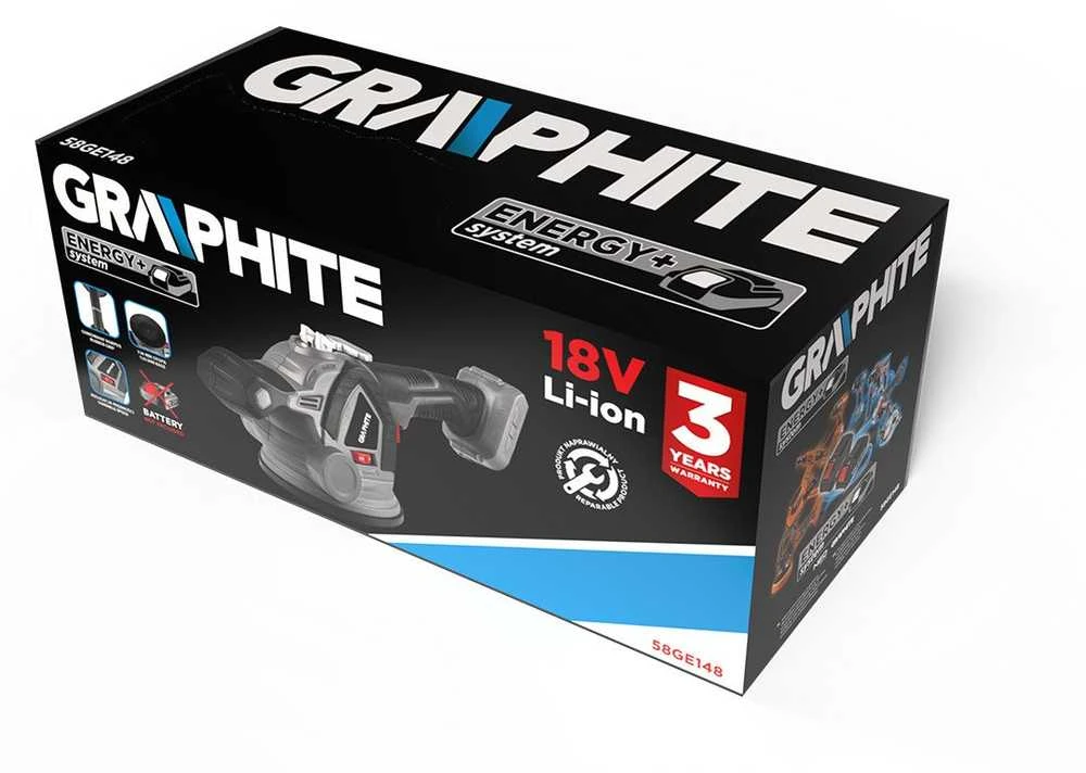 Graphite Przyssawka „Energy+“ 18 V plytelių siurbtukas, be akumuliatoriaus