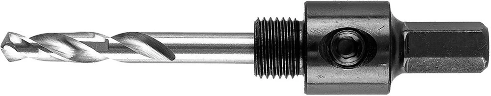 Graphite Adapteris su centravimo grąžtu bimetaliniams skylių pjūklams 14-30 mm, šešiakampis