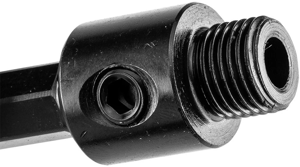 Graphite Adapteris su centravimo grąžtu bimetaliniams skylių pjūklams 14-30 mm, šešiakampis