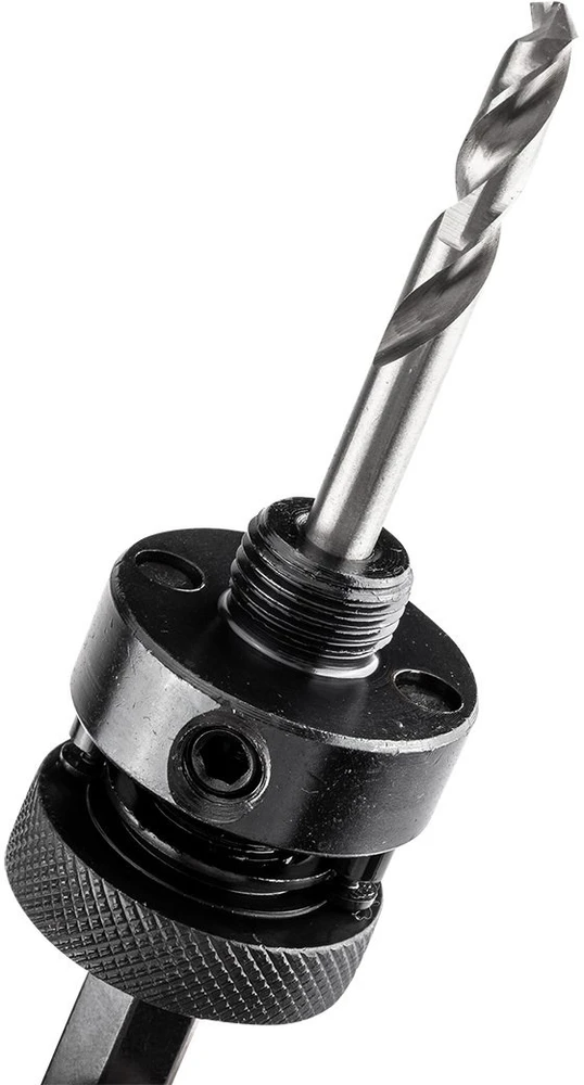 Graphite Adapteris su centravimo grąžtu bimetaliniams skylių pjūklams 32–152 mm, šešiakampis