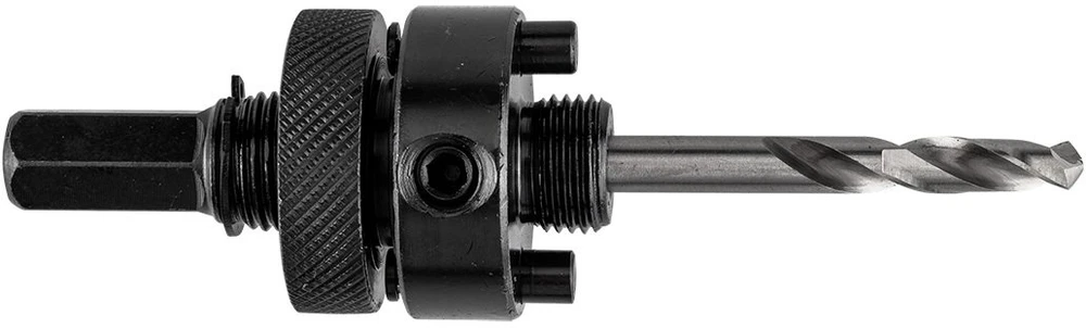 Graphite Adapteris su centravimo grąžtu bimetaliniams skylių pjūklams 32–152 mm, šešiakampis