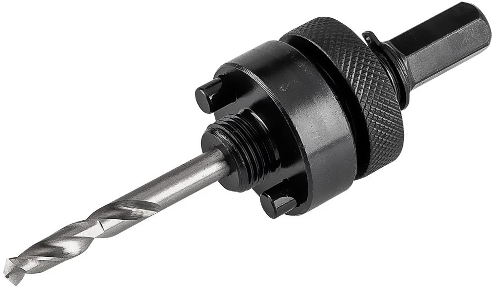 Graphite Adapteris su centravimo grąžtu bimetaliniams skylių pjūklams 32–152 mm, šešiakampis