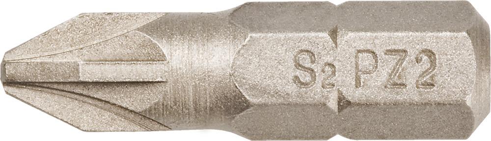 Koncówki PZ2 x 25 mm atsuktuvo antgaliai, 20 vnt.