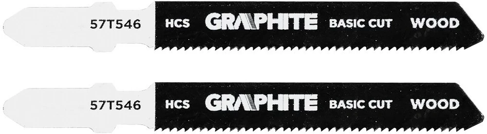 Graphite Brzeszczot Siaurapjūklio ašmenys, 21 TPI, HCS, T formos rankena, 2 vnt.