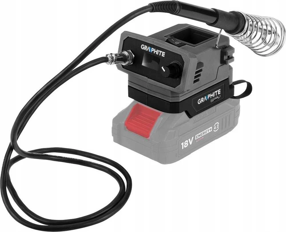 Litavimo stotelė Graphite 58GE143; 18 V (be akumuliatoriaus ir pakrovėjo)