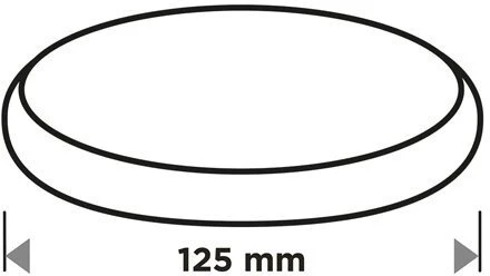 Graphite Futerko Poliravimo padas su lipnia juosta 125 mm